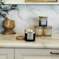 thumbnail image 4 of Better Homes & Gardens Scented 2-wick 12 oz. Parrafin Wax Ombre Jar Candle, Warm Leathered Amber, 4 of 7