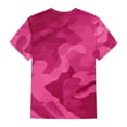 thumbnail image 4 of ADSSDQ Cotton Tshirts For Women Short Sleeve Women'S Plus Size Tops Shirts Crewneck Soft Tunics Summer Camouflage Print Cute Spring Maternity Clothes Red S, 4 of 5