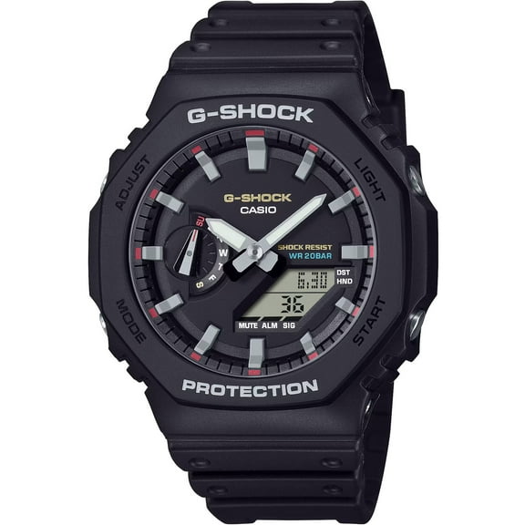 Casio GA2100RL-1A Men's G-Shock Ana-Digi Dial Black Strap Watch