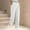White, variant on LSLJS Cotton Linen Athletic Pants Women Plus Size Straight Leg Drawstring Work Pants Solid Color Casual Pants with Pockets, S-3XL