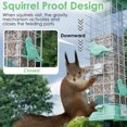 thumbnail image 2 of Birdkiss Squirrel-Proof Bird Feeder, Metal Mesh Bird Feeders for Outdoors Hanging, 3lbs Large Capacity Squirrel-Proof Wild Bird Feeders with Gravity Protection, 2 of 8