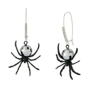 Betsey Johnson Women's Spider Disco Ball Dangle Earrings