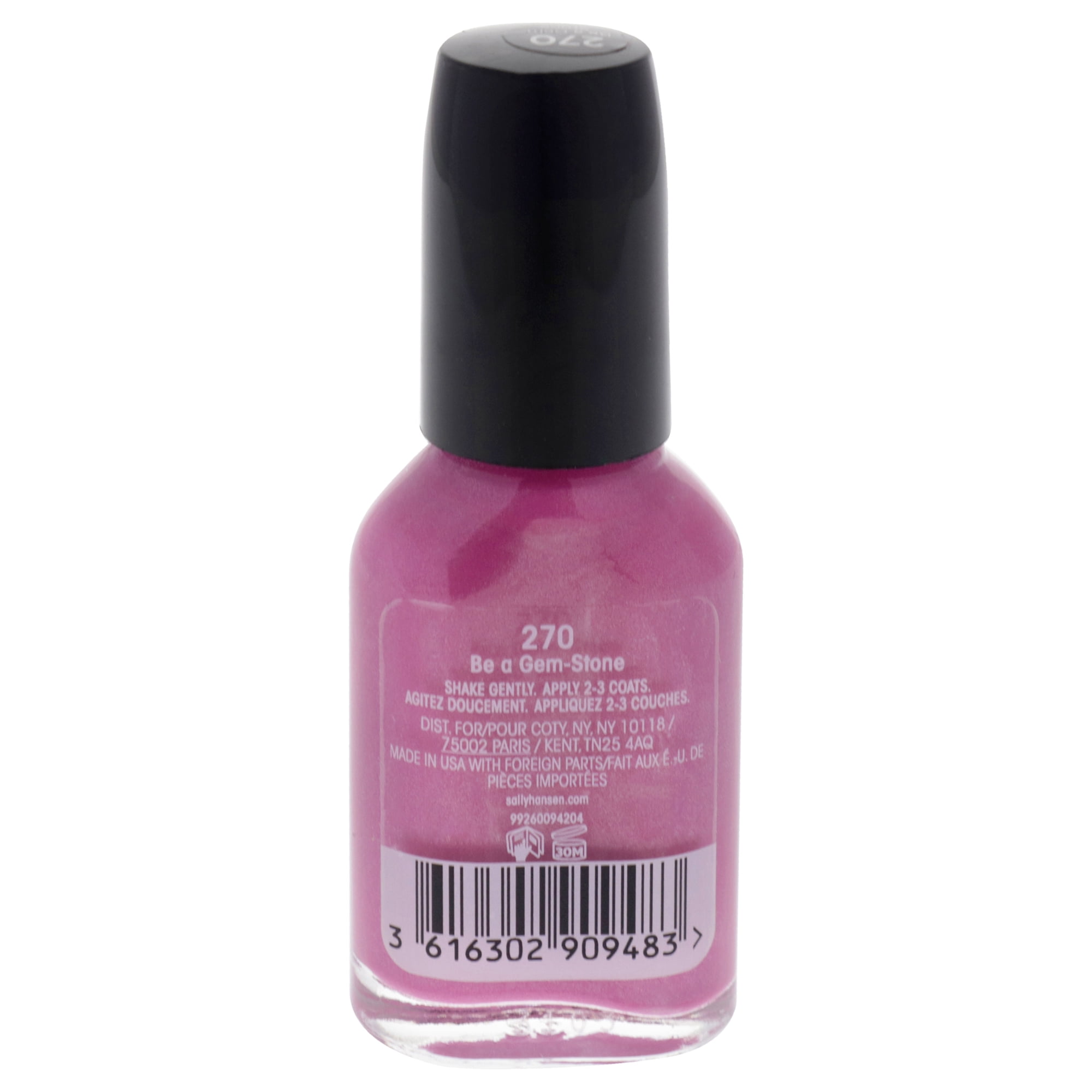 (3 pack) Sally Hansen Hard as Nails Nail Polish, Be a Gem-Stone 0.45 fl oz, No Chipping or Splitting