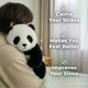 thumbnail image 2 of Stuffed Animal Pandas Huggable Plush Pandas Toy Cute Stuffed Animal Doll Emotional Soothing Companion, 2 of 5