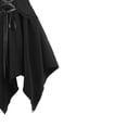 thumbnail image 4 of Women's Pirate Wench Costume Short Puff Sleeve Lace Up Corset Asymmetrical Handkerchief Hem Dress Gothic Fairy Cosplay Outfit for Halloween Theme Party, 4 of 6