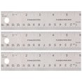 thumbnail image 1 of 3Pcs Multi-function Kids Rulers Convenient Cork Backing Rulers Portable Straight Rulers, 1 of 7