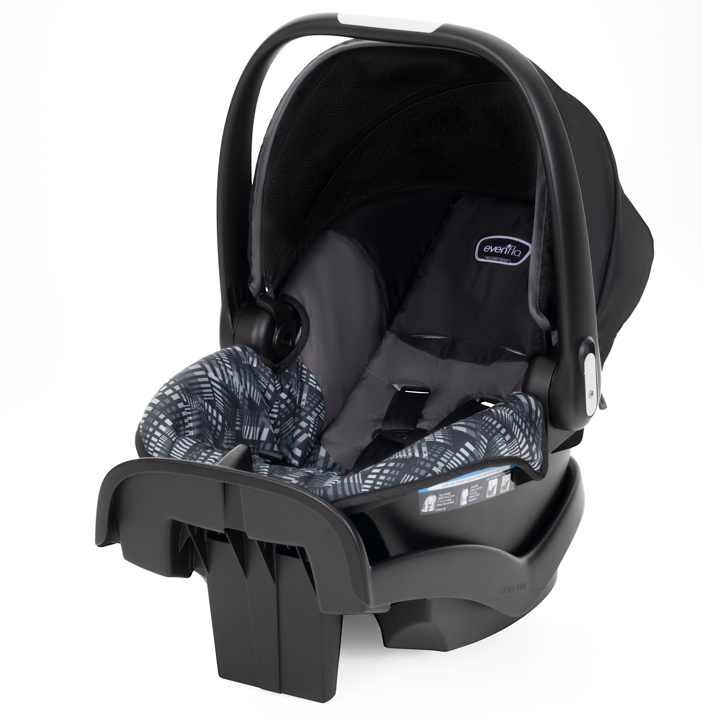 Evenflo NurtureMax Infant Car Seat (Brooklyn Gray) - image 4 of 17