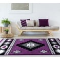 thumbnail image 2 of United Weavers Bristol Area Rug 2050 10482 Caliente Plum Edges Pointed 7' 10 x 7' 10" Rectangle, 2 of 3