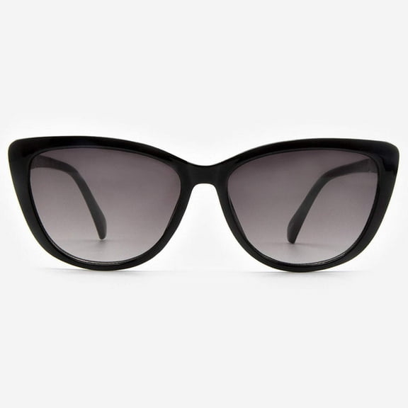 Womens Sunglasses Trendy and Cool Retro Sun Glasses Vintage Cute Fashion Cat Eye Shades for Women Gela in Black