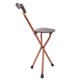 thumbnail image 2 of Silla plegable EOTVIA con bastón de metal portátil ajustable unisex para ancianos, 2 of 7