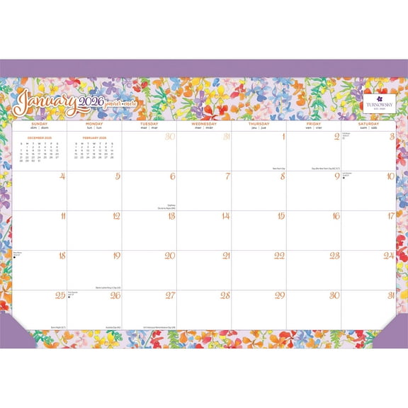 House of Turnowsky OFFICIAL | 2026 17x12" Monthly Desk Pad Calendar | BrownTrout