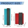 thumbnail image 3 of WHEANG Gauge 5 Inch Or10 Inch Widen Plastic Profile Gauge Duplicator Precisely Copy Irregular Shapes Wood Template Measuring Tool for and Easy Cutting (5 Inch Or10 Inch Red Green Blue ) Red, 3 of 8