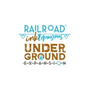 Railroad Ink: Underground Expansion Pack - Standalone Game or Expansion For Railroad Ink/Railroad Ink Challenge Core Games, Ages 8+, 1+ Players, 15-30 Min