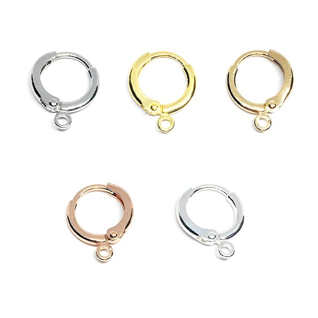 Copper Earring Finding Clasp Pendant Dangling Supply Earrings Components Hook Jewelry Handmade Accessory for Professional White Gold