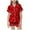 Red, variant on SonxaHe Toddler Girls' Outfits Cartoon Prints Lapel Short Sleeved Top Shorts Child Satin Cozy Sleepwear Nightwear Outfits Green,Sized 2-3