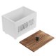 thumbnail image 4 of GOOHOCHY Soporte de madera para toallitas secadoras, organizador para lavandería, caja de almacenamiento rústica para lavandería, contenedor de toallitas secadoras de ropa estilo granja, soporte para, 4 of 7