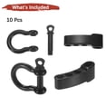 thumbnail image 4 of Hebilla de Pulsera de Paracord Uxcell [10PCS] - Gancho de Metal O Ajustable para Pulseras Cinturón [Cabeza Plana Negra], 4 of 6