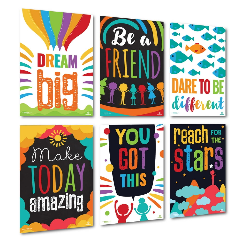 Sproutbrite Classroom Decorations Posters for Teachers Bulletin