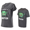thumbnail image 2 of Unique Baby Created a Monster Mothers Day Mommy and Me Shirt (Adult S, Grey), 2 of 5