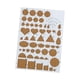 thumbnail image 4 of Herramienta de dibujo de regla DIY, plantilla portátil hecha a mano, plantilla de filigrana de diferentes formas, herramienta de papel para filigrana Blanco Macarena tablero de quilling de papel, 4 of 8