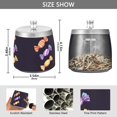 thumbnail image 2 of Yayeee Ashtray with Lid for Cigarette Smokeless Stainless Steel Home Ash Holder, Cartoon Candy, 2 of 7