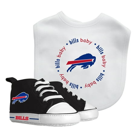 BabyFanatic 2 Piece Bib and Shoes - NFL Buffalo Bills - Unisex Infant Apparel