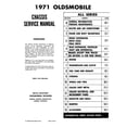 thumbnail image 3 of Detroit Iron OEM 1971 Oldsmobile Chassis Service Manual, 3 of 3