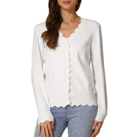 DARING DIVA Women's Long Sleeve Open Front Knit Cardigan Sweater XS Beige