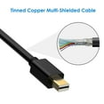 thumbnail image 2 of Mini DP to DVI, Rankie 6FT Gold Plated Mini DisplayPort (Thunderbolt Port Compatible) to DVI Cable - R1103, 2 of 6