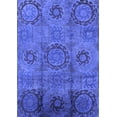 thumbnail image 1 of Ahgly Company Machine Washable Indoor Rectangle Oriental Blue Industrial Area Rugs, 5' x 8', 1 of 4