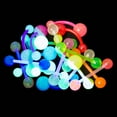 thumbnail image 4 of Bio-Flex Flexible Belly Button Ring 14 Gauge Acrylic UV Glow - 20 Pack, 4 of 4