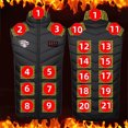 thumbnail image 2 of ZACPNCV Heated Vest for Unisex Zipper Four Control Of 21 Areas Heating Cotton Jacket Heated USB Charging Version Black, 2 of 4