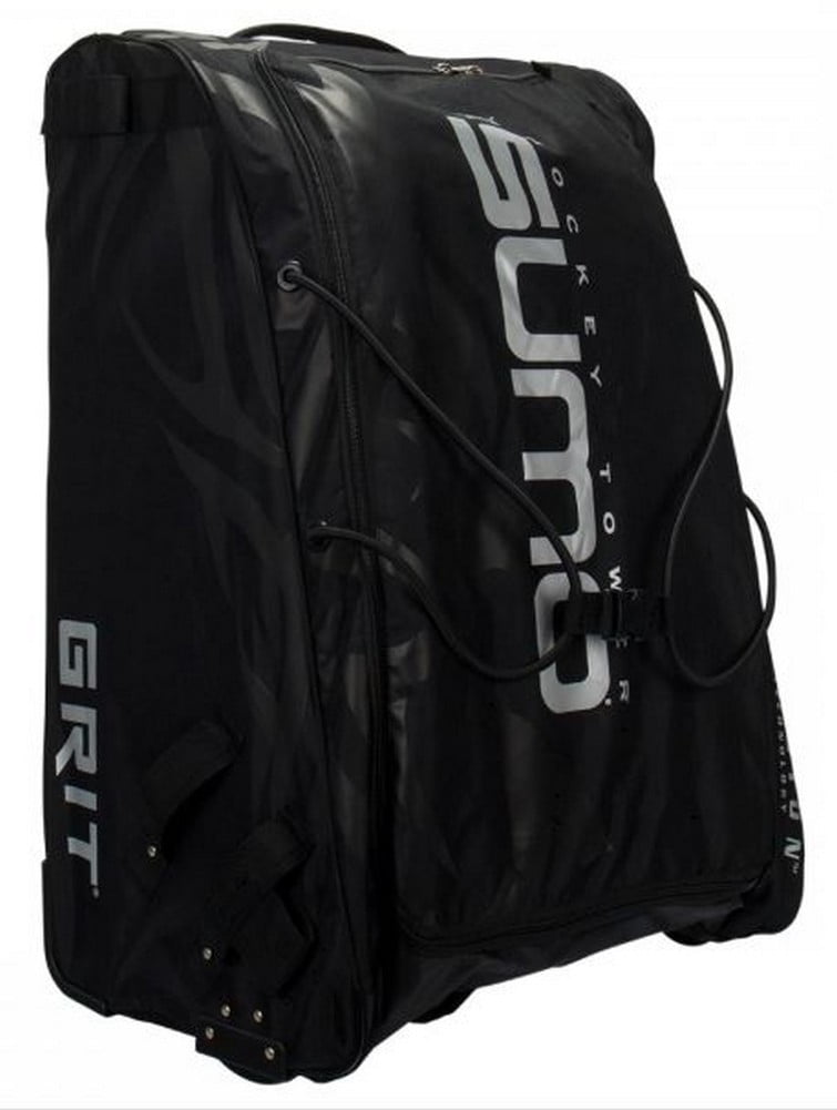 Grit Inc GT4 Sumo Hockey Goalie Tower 40" Wheeled Equipment Bag Black GT4-040-B 