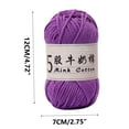 thumbnail image 3 of PALIFEUR Cotton Yarn Soft Cotton Yarn for Crocheting and Knitting, 1.76 oz/50g Solid Color Crochet yarn for Crafts Home Decorations DIY Toys Knit Clothes Yarn, ( 356 Yard), 3 of 6