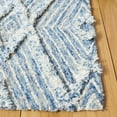 thumbnail image 3 of SAFAVIEH Kenya Shanika Diamond Area Rug, Blue/Ivory, 8' x 10', 3 of 6