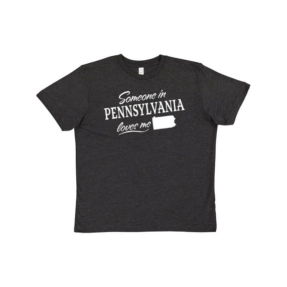 Inktastic Someone in Pennsylvania Loves Me Youth T-Shirt