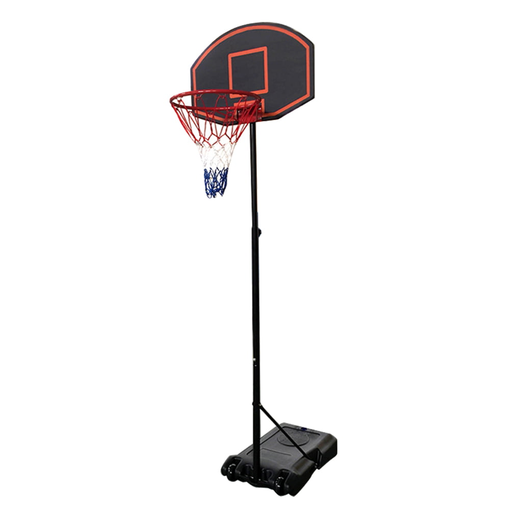 Adjustable Free Standing Basketball Hoop Net Backboard Stand Set Portable Wheels 