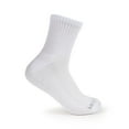 thumbnail image 3 of Fruit of the Loom All Day Comfort Mid Crew socks for Women, White, sizes 4-10 (6-pack), 3 of 5