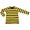 Black / Golden Yellow, variant on Youth Boys Cotton Long Sleeve Crew Neck Tee Shirts, Off White Grey, Youth X-Small