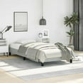 thumbnail image 3 of vidaXL Bed Frame Light Grey 100x190 cm Twin Velvet, 3 of 7