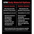 thumbnail image 6 of UFM Mens Underwear, 9 Inch Inseam Poly-Spandex Mens Boxer Briefs, Adjustable REG Support Pouch Mens Boxers, 28-30(S) Waist, Gray, 6 of 6