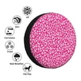 thumbnail image 5 of Rv Spare Tire Cover 17 inch - Leopard pink Tire Covers for Trailers, Adjustable Camper Spare Tire Cover, 5 of 7