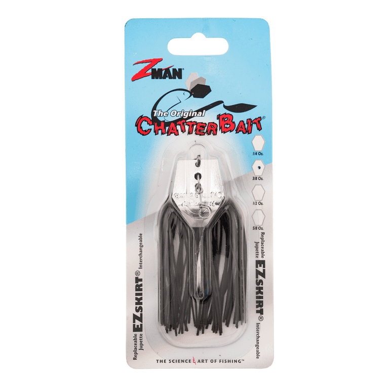 Z-Man ChatterBait Original 3/8 oz Green Pumpkin Bladed Swim Jig