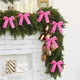 thumbnail image 4 of 12 Lazos de Terciopelo para Árbol de Navidad | Tela Suave y Lujosa Similar a La Seda | Adornos para Coronas y Guirnaldas Navideñas | Diseño Fácil de Atar | Adornos para Decorar El Hogar, 4 of 6
