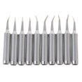 thumbnail image 1 of Lefu 10PCS Solder Soldering Iron Tips Set 900M-T-SI For 900M 933 376 907 913 951 898D, 1 of 6