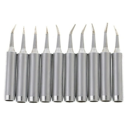 

BAMILL 10PCS Solder Soldering Iron Tips Set 900M-T-SI For 900M 933 376 907 913 951 898D