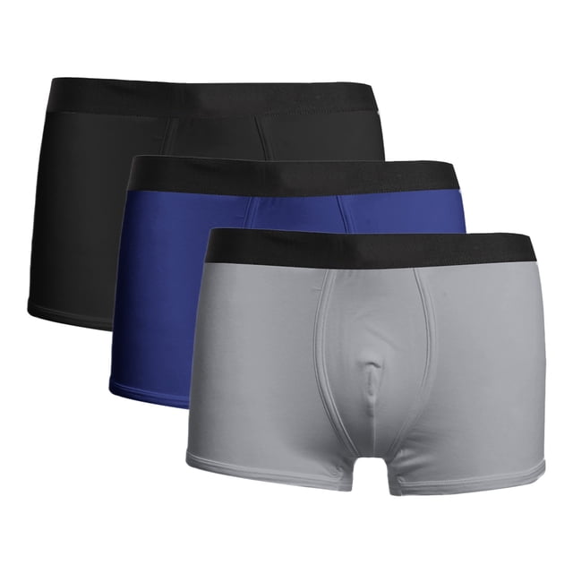 Aayomet Men's Boxer Briefs Rise Underwear Combination Breathable Boxer Shorts Swimming Trunks (Gray, XL)