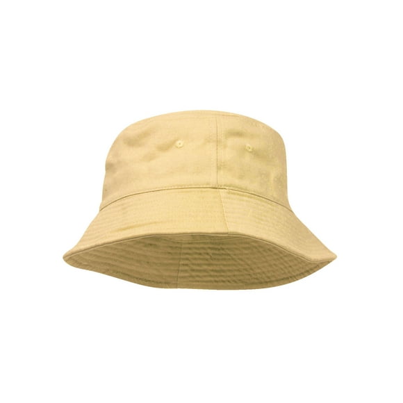 Pigment Dyed Bucket Hat-Yellow