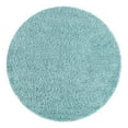 thumbnail image 2 of Unique Loom Everyday Shag Collection Area Rug - Solid (5' Round Turquoise), 2 of 5