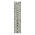 thumbnail image 2 of Unique Loom Trellis Shag Collection Area Rug - Ruth (3' 3" x 16' 5" Runner White and Black/Ivory), 2 of 10